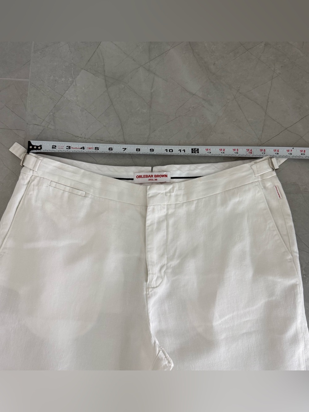 ORLEBAR BROWN Griffon Linen Trousers - Picture 9 of 12
